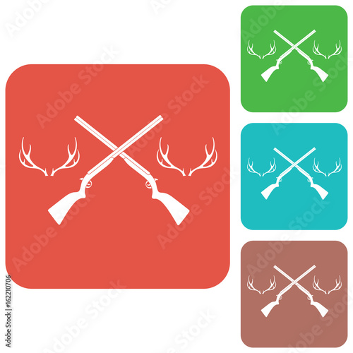 Hunting club logo icon