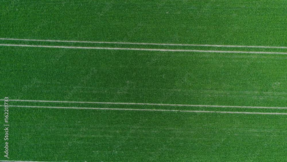 Aerial view of fields - agricultural area Aerial view of fields - agricultural area