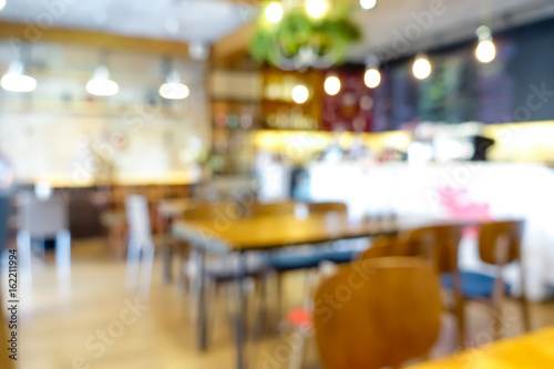 Blur cafe (or restaurant) interior for background © Atstock Productions