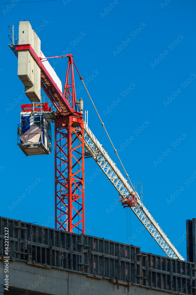 Construction Site with crane Construction Site with crane
