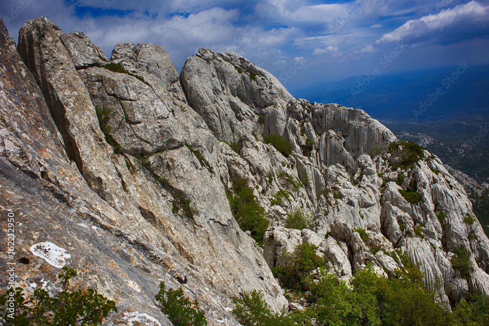 On top of Tulove grede, part of Velebit mountain, Croatia