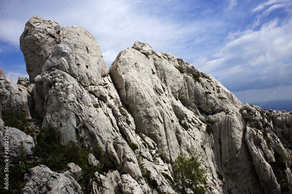 On top of Tulove grede, part of Velebit mountain, Croatia