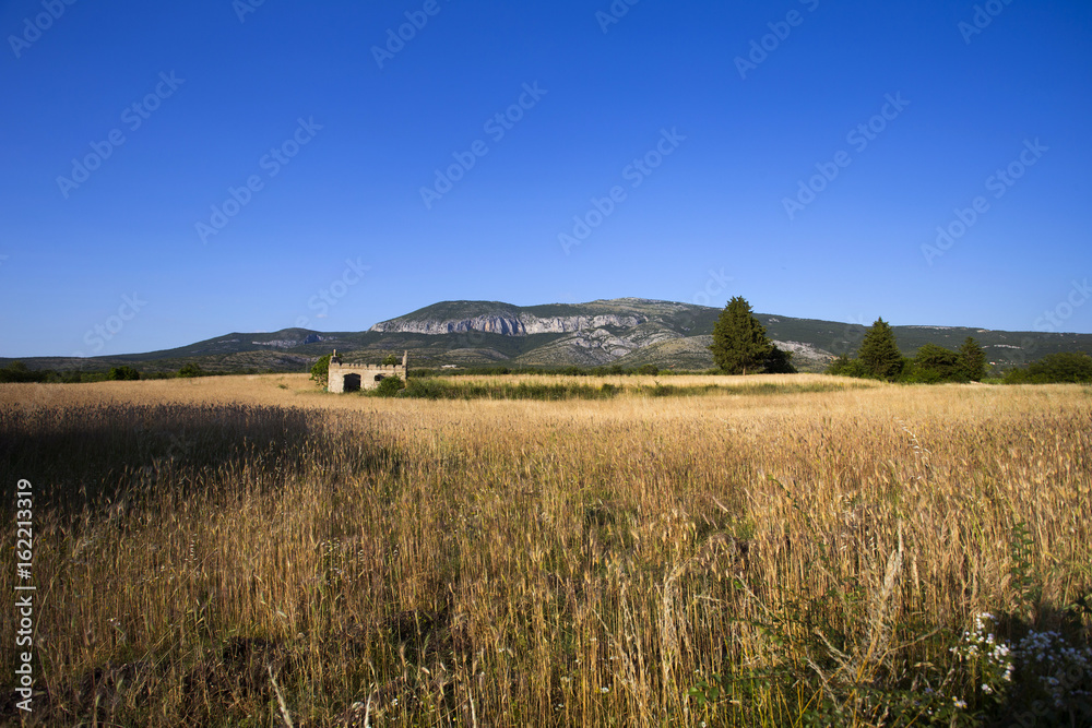 Dalmatian hinterland landscape near Drnis Dalmatian hinterland landscape near Drnis