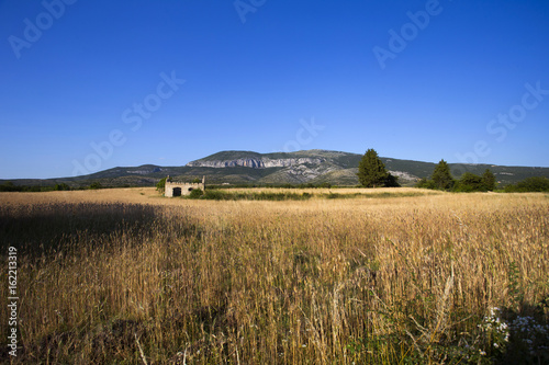 Dalmatian hinterland landscape near Drnis