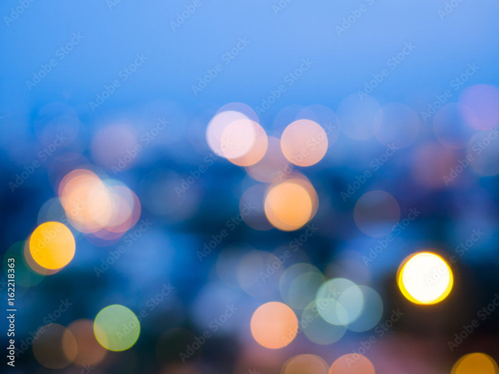 Abstract blurred light bokeh Abstract blurred light bokeh