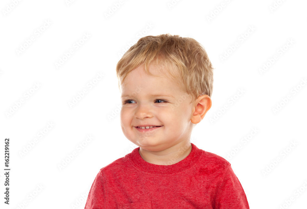 Beautiful little child two years old laughing Beautiful little child two years old laughing