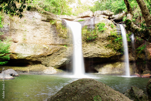 waterfall with the nature.