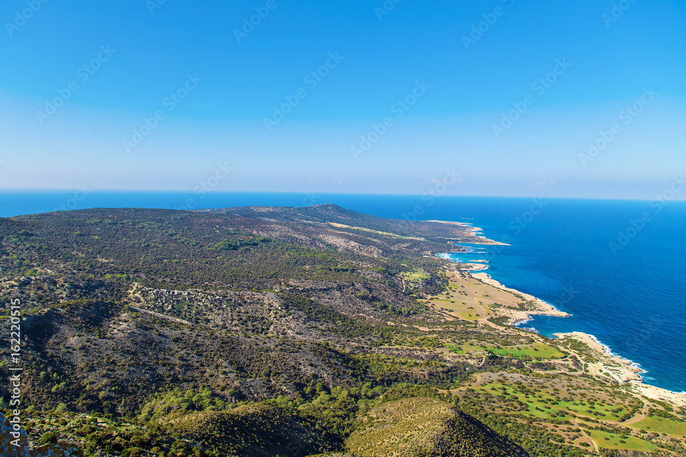 Cyprus Akamas Peninsula National Park mountain's top