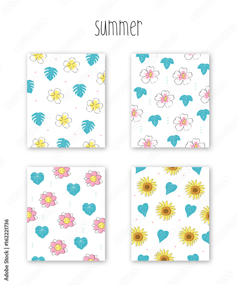 Summer pattern illustration