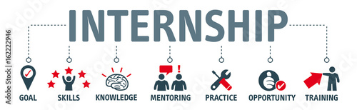 internship benefits vector illustration photo