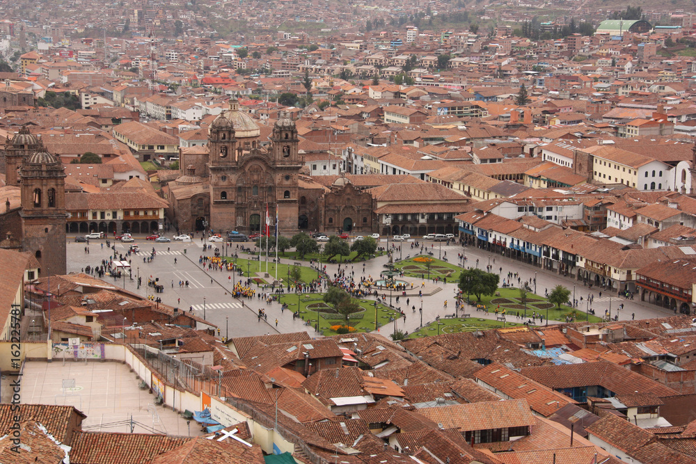 Plaza de Armas au coeur du Cusco colonial au Pérou