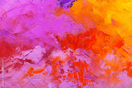 Fototapeta Naklejka Na Ścianę i Meble -  abstract oil paint texture on canvas, background