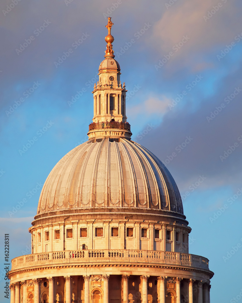 United Kingdom, London, St Paul's cathedral dome