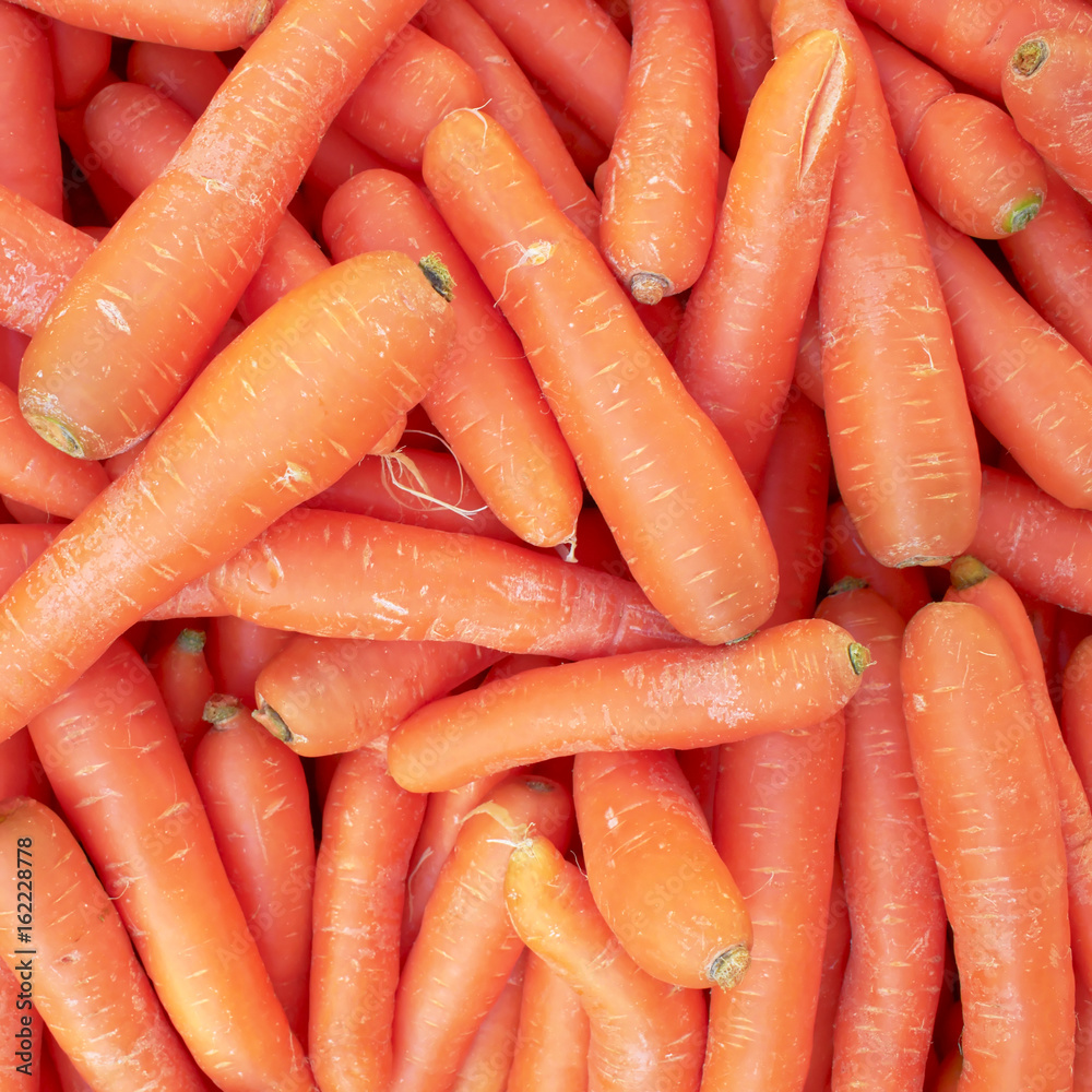raw carrots top view background raw carrots top view background