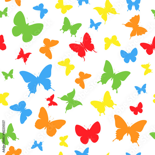 color butterfly background