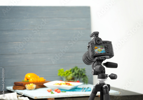 Professional camera on trip...