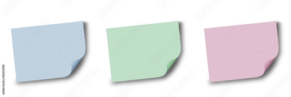 Self-stick note different colors Self-stick note different colors