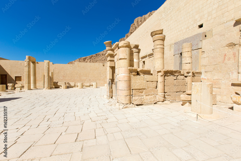 The temple of Hatshepsut near Luxor in Egypt