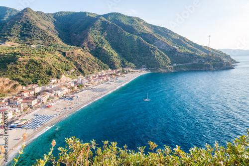Beautiful coastline of Scilla, Calabria