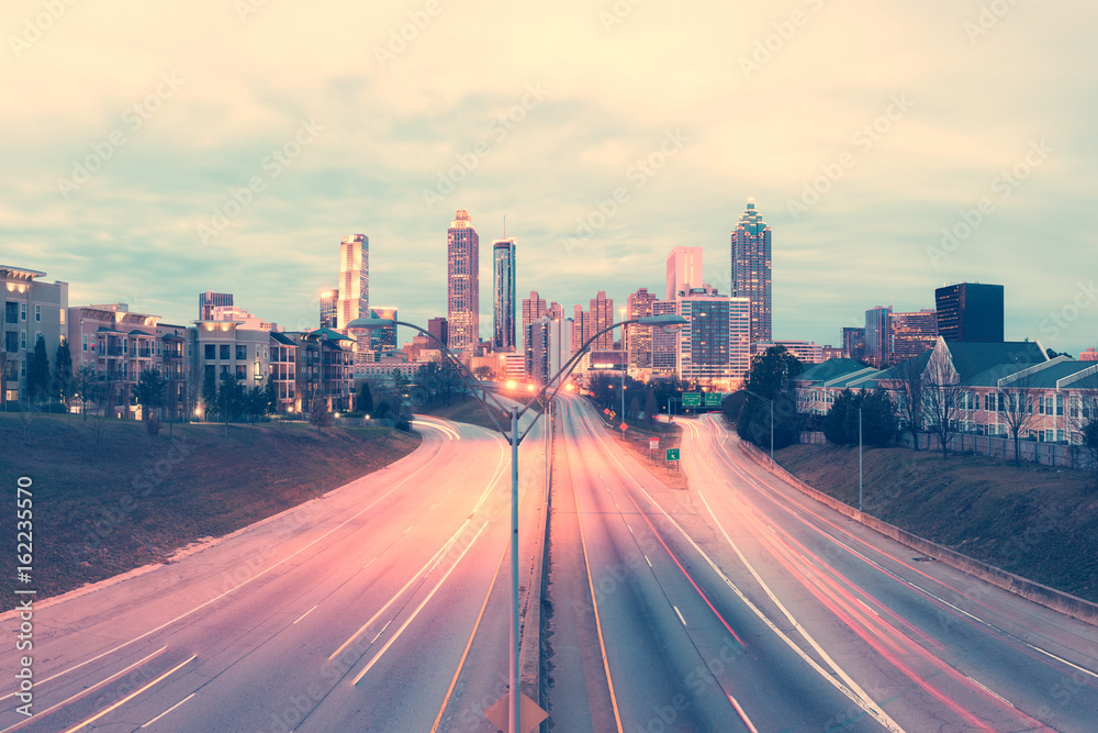 Panorama of modern city skyline