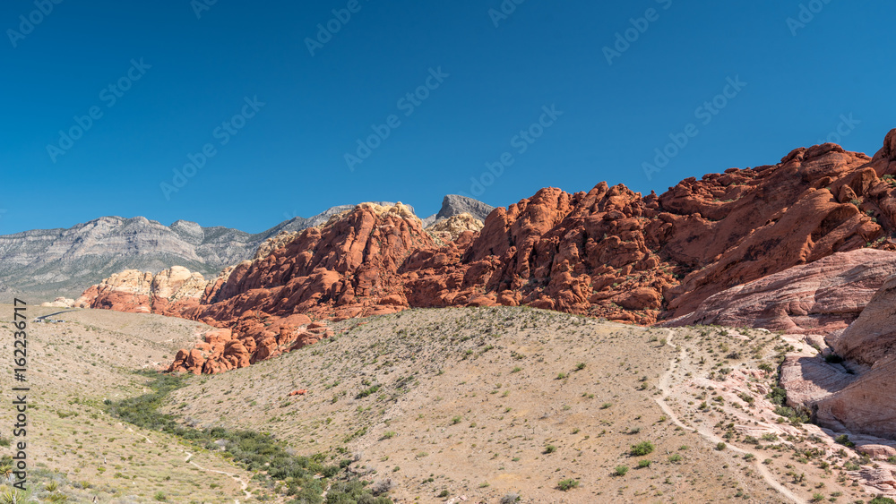 Red Sandstone in Red Rock Canyon Red Sandstone in Red Rock Canyon
