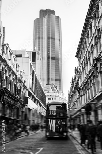 City of London. Classic black and white