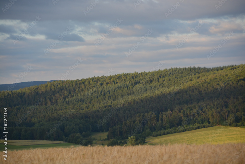 Morgenhimmel überm Land