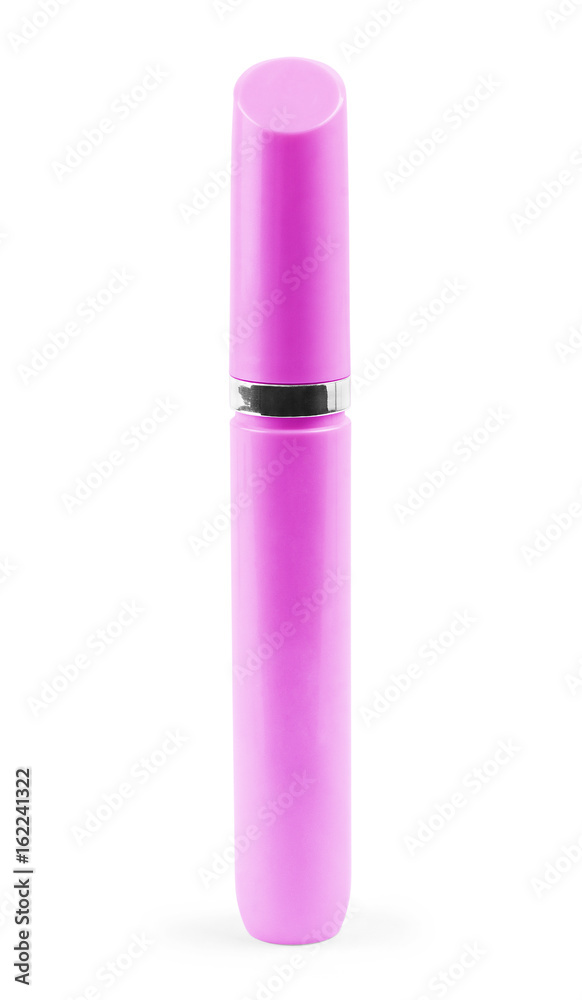 Liquid black eyeliner and stroke isolated on white Liquid black eyeliner and stroke isolated on white