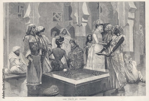 Ladies in a Harem - 1888. Date: 1888