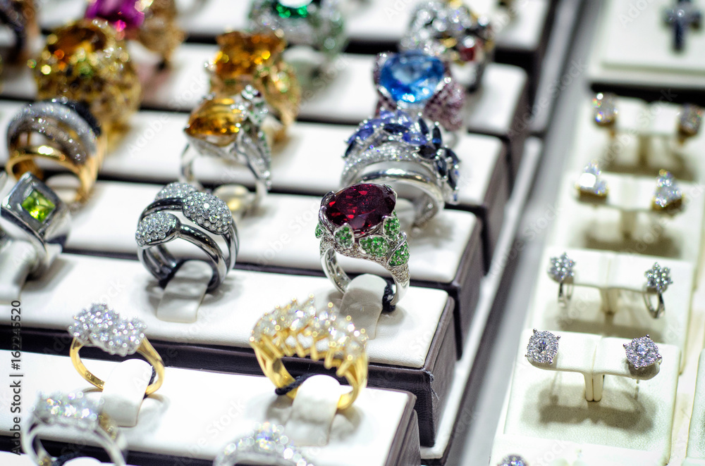 Dubai Gold Souk jewelery ring market Stock Photo | Adobe Stock