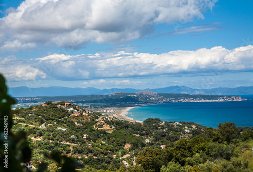 View from the Begur hill, Costa Brava, Spain