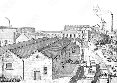 Ind Coope Brewery  Burton. Date: 1889