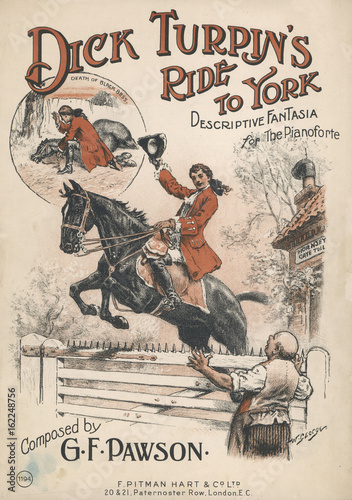 Dick Turpin - Music Cover. Date: circa 1900