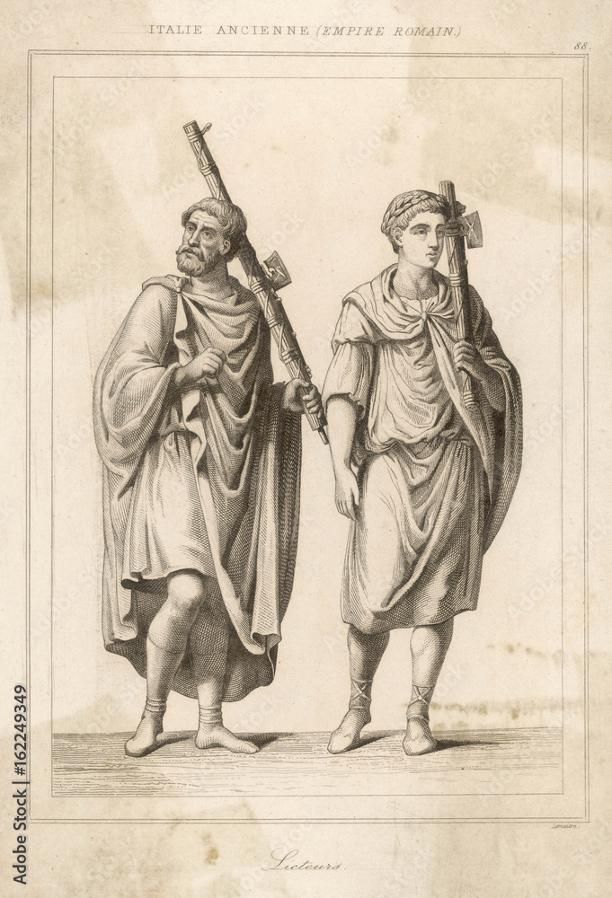 Roman Lictors. Date: circa 200 BC