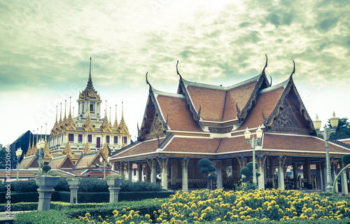 Royal Pavilion Mahajetsadabadin Bangkok Tempel Panorama