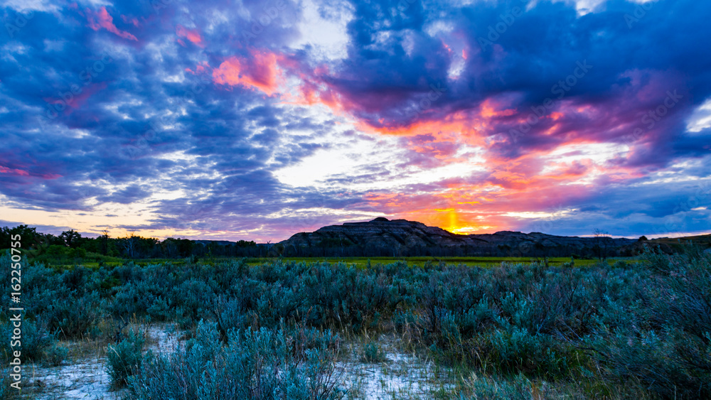Fototapeta premium Landscapes of Theodore Roosevelt National Park