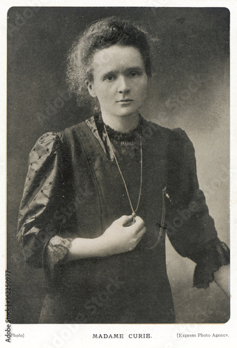 Canvas Print Marie Curie - Photograph. Date: 1867-1934