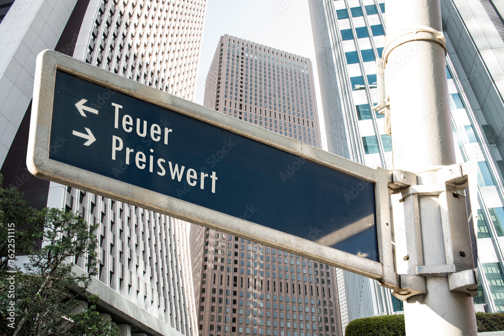 Obraz premium Schild 208 - Preiswert