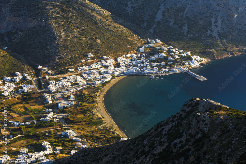 View of Kamares village from the church of Agios Symeon.
 - obrazy, fototapety, plakaty 