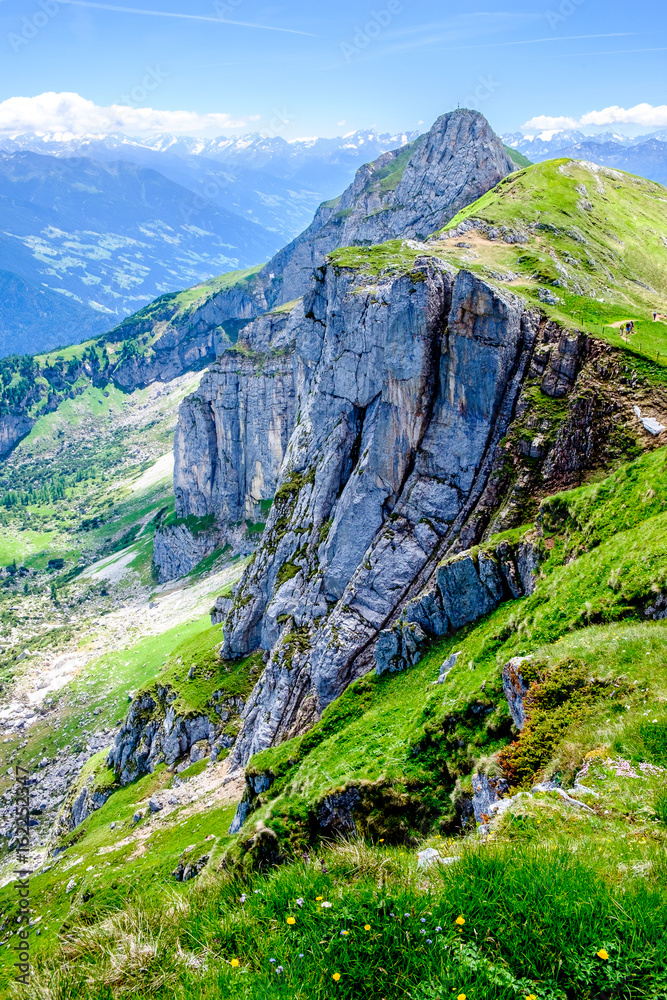 Naklejka premium rofan mountains