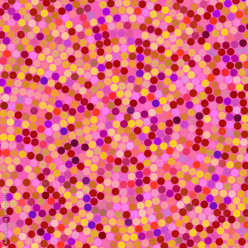 Simple background consisting of small pink, yellow, orange circles, vector illustration Simple background consisting of small pink, yellow, orange circles, vector illustration