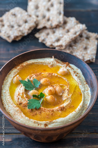 Bowl of hummus