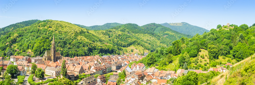 Panorama of Thann, France