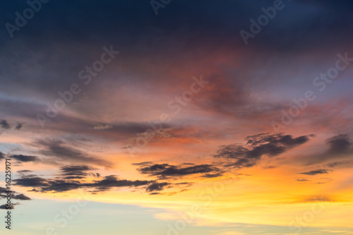 Colorful sky at sunset © pasgen
