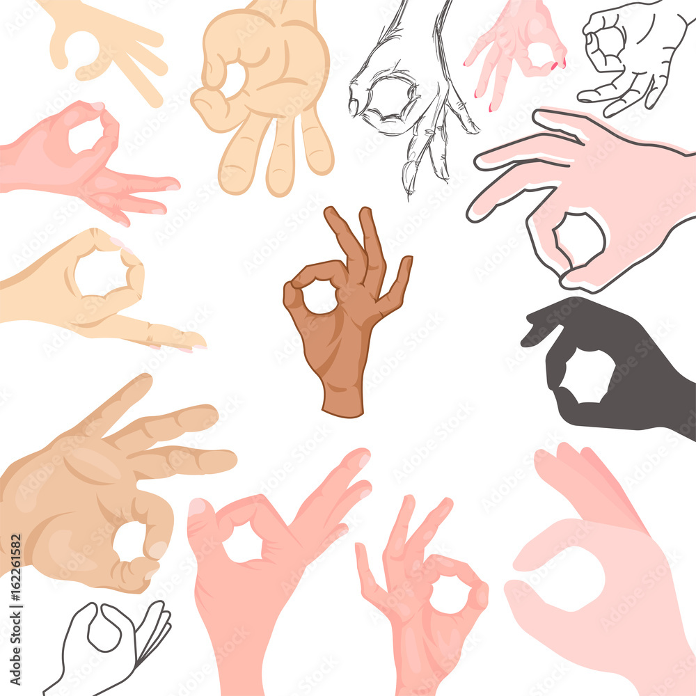 Ok hands success gesture okey yes agreement signal business human agree best approval vector. Ok hands success gesture okey yes agreement signal business human agree best approval vector.