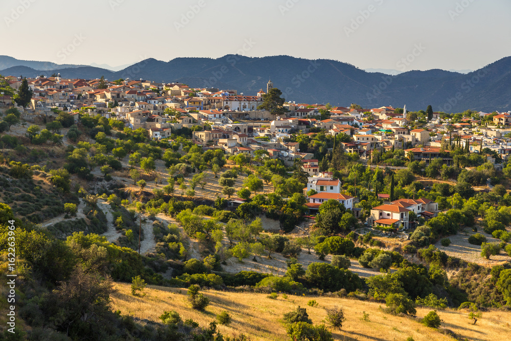 View of the village of Lefkara. Cyprus
