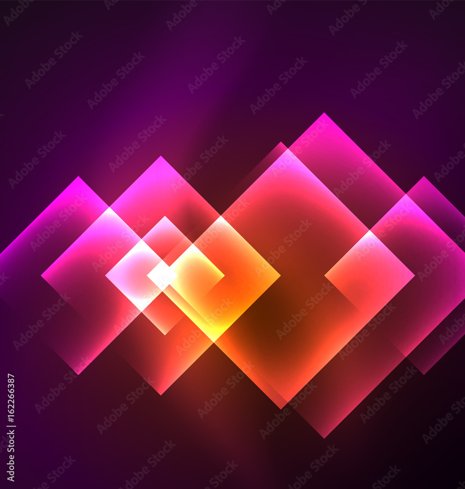 Dark background design with squares and shiny glowing effects Dark background design with squares and shiny glowing effects
