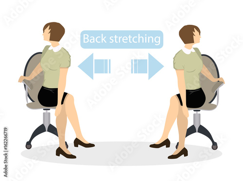 Sport exercises for office.