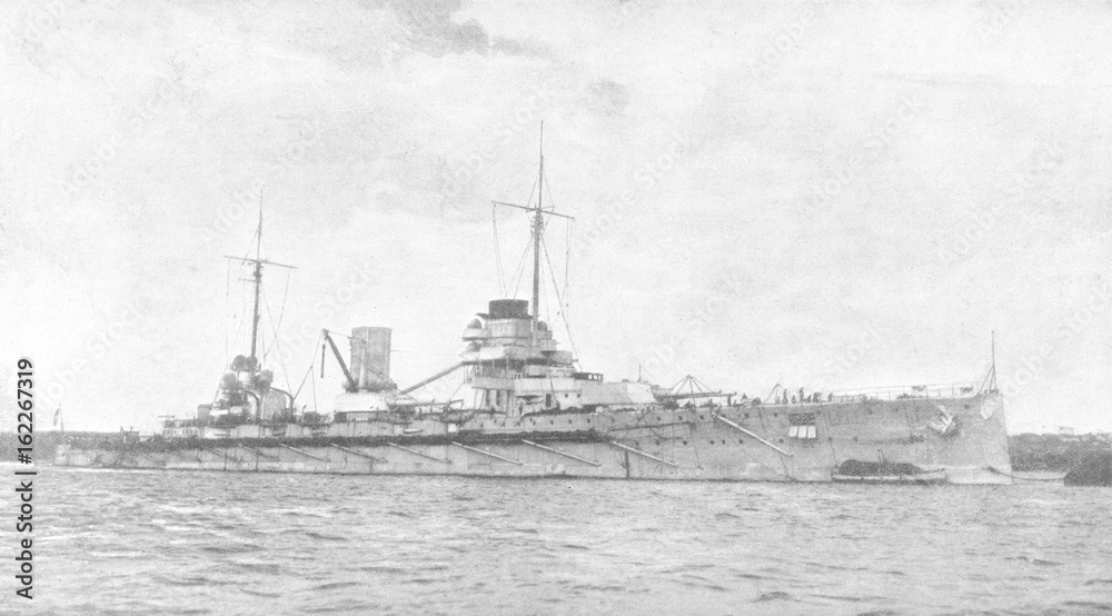 Goeben Warship. Date: launched March 1911