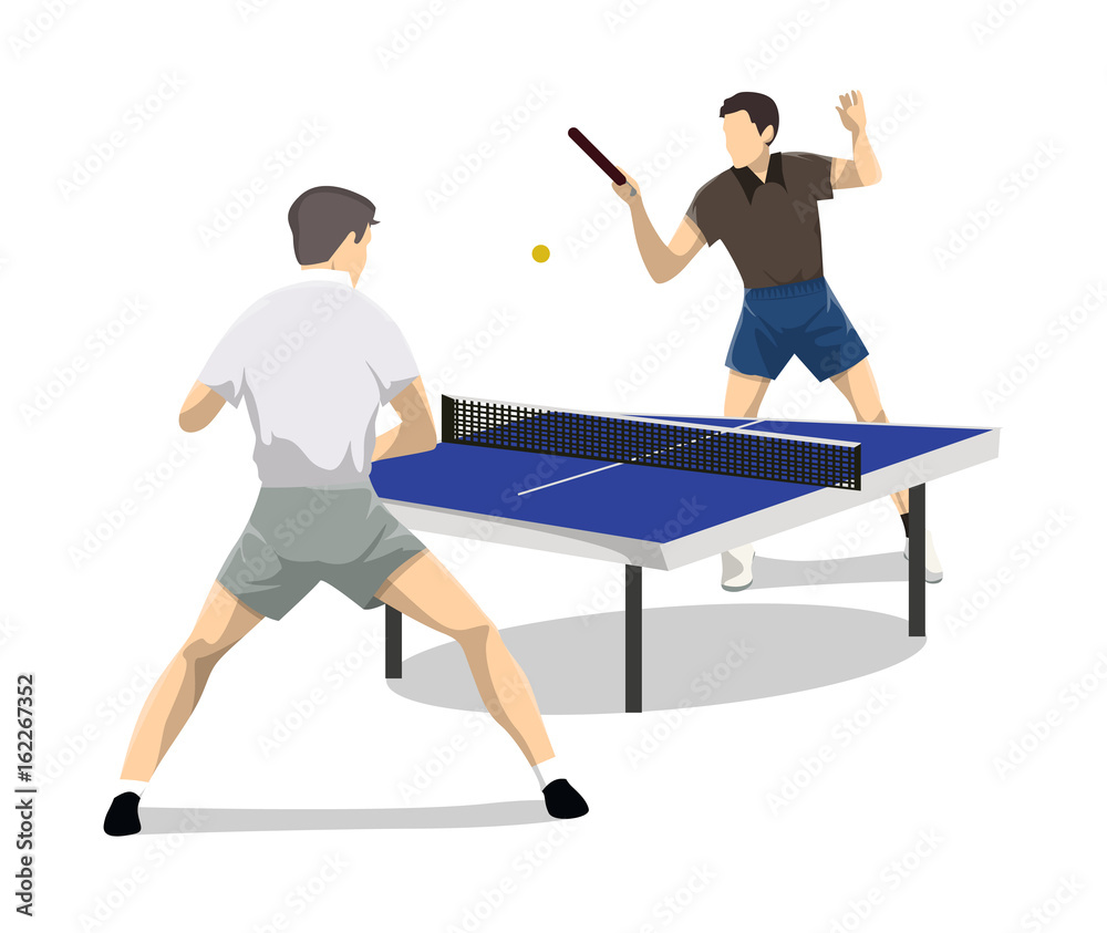 Fototapeta premium Table tennis two.